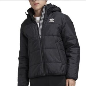 Adidas Kids Black Puffer Jacket